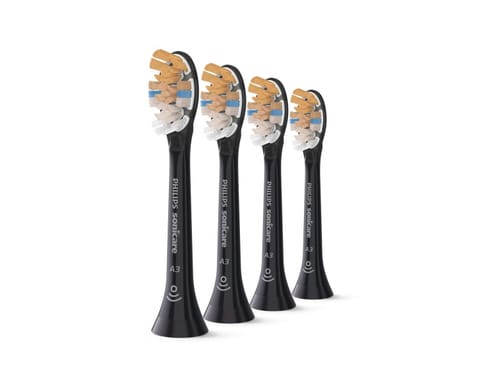 ⁨Set of 4 All-in-One HX9094/88 tips black⁩ at Wasserman.eu