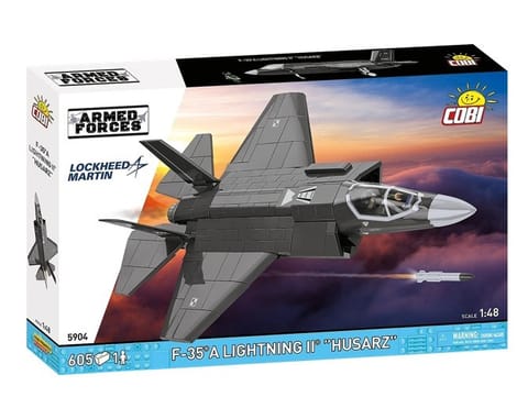 ⁨Klocki F-35A Lightning II 605 elementów⁩ w sklepie Wasserman.eu