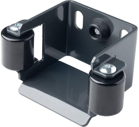 ⁨Uchwyt PSG 60.019.7016 najazdu do bramy przesuwnej 80x80mm antracytowy RAL7016⁩ w sklepie Wasserman.eu