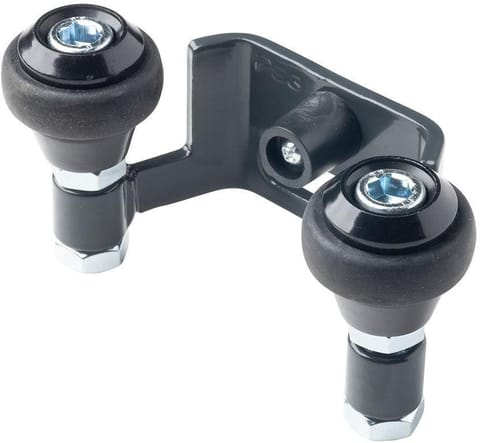 ⁨Uchwyt PSG 60.023.7016 60mm górny do bram przesuwnych (2 rolki) antracytowy RAL7016⁩ w sklepie Wasserman.eu