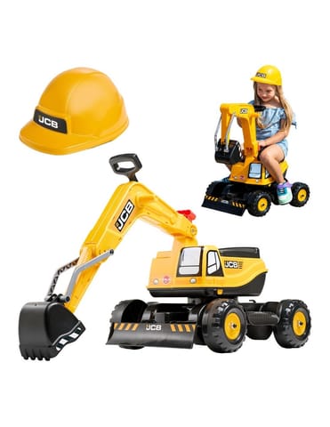 ⁨FALK Koparka JCB DIGGER Obrotowa Żółta Ruchoma Łyżka Od 3 Lat.⁩ w sklepie Wasserman.eu