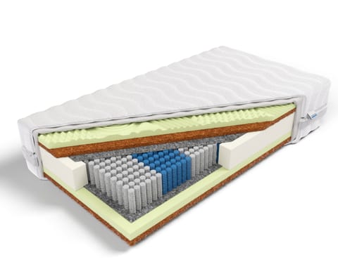 ⁨Frankhauer Materac Luxpocket z kokosem Kali (pokrowiec Dormia, rozmiar 80 x 200)⁩ w sklepie Wasserman.eu