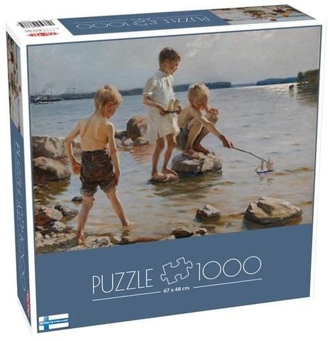 ⁨Puzzle 1000 A.Edelfelt, Leikkivia⁩ w sklepie Wasserman.eu