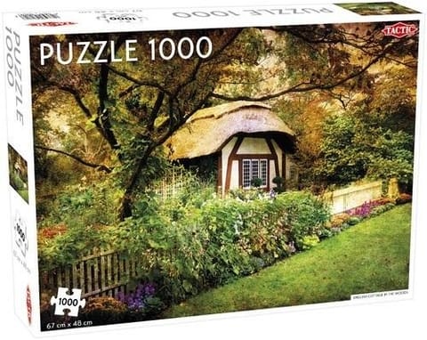 ⁨Puzzle 1000 Landscape English Cottage in the Woods⁩ w sklepie Wasserman.eu