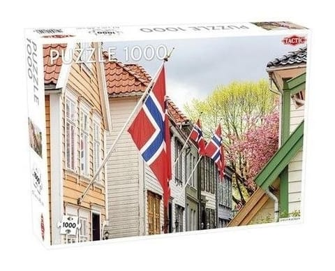⁨Puzzle 1000 Street in Bergen⁩ w sklepie Wasserman.eu