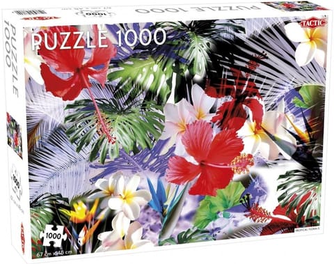 ⁨Puzzle 1000 Tropical Florals Lover's Special⁩ w sklepie Wasserman.eu