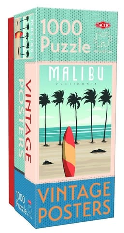 ⁨Puzzle 1000 Vintage Cities Malibu⁩ w sklepie Wasserman.eu