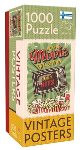 ⁨Puzzle 1000 Vintage Retro Movie Collection⁩ w sklepie Wasserman.eu