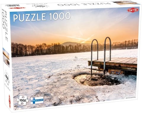⁨Puzzle 1000 Winter Swimming⁩ w sklepie Wasserman.eu