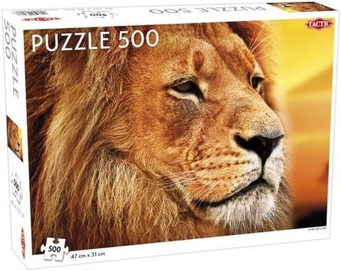⁨Puzzle 500 Animals: African Lion⁩ w sklepie Wasserman.eu