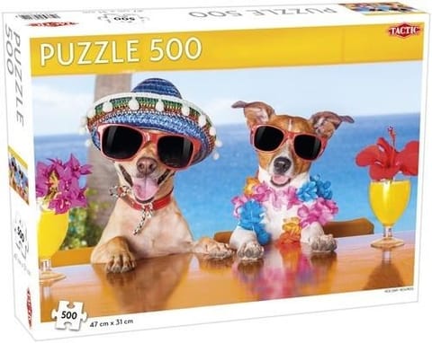 ⁨Puzzle 500 Animals: Holiday Hounds⁩ w sklepie Wasserman.eu