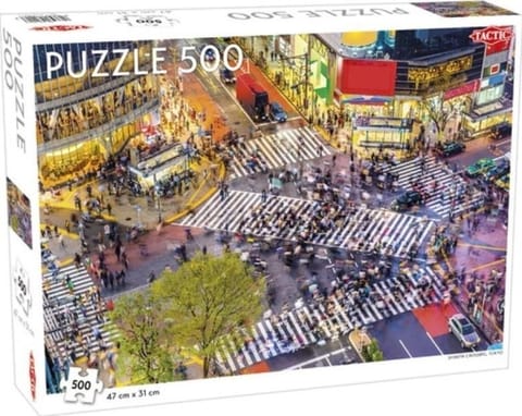 ⁨Puzzle 500 Around the World Shibuya Crossing Tokyo⁩ w sklepie Wasserman.eu