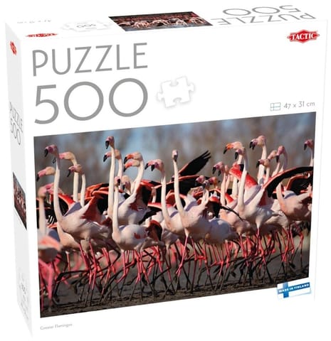 ⁨Puzzle 500 Duże flamingi⁩ w sklepie Wasserman.eu
