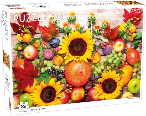 ⁨Puzzle 500 Fruit and Flower Lover's Special⁩ w sklepie Wasserman.eu
