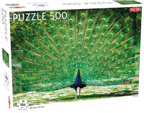 ⁨Puzzle 500 Peacock⁩ w sklepie Wasserman.eu