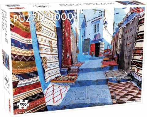 ⁨Puzzle 1000 Around the World: Chefchouen, Morocco⁩ w sklepie Wasserman.eu