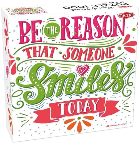 ⁨Puzzle 1000 Be the Reason that Someone Smiles⁩ w sklepie Wasserman.eu