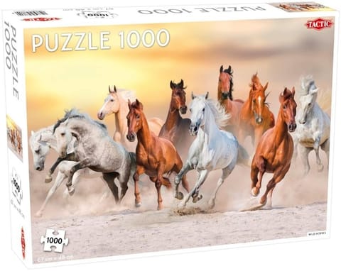 ⁨Puzzle 1000 Dzikie konie⁩ w sklepie Wasserman.eu