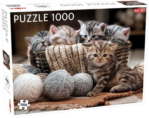 ⁨Puzzle 1000 Małe kotki⁩ w sklepie Wasserman.eu