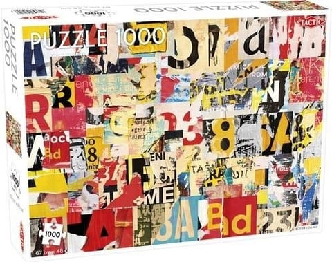 ⁨Puzzle 1000 Poster Collage Pattern⁩ w sklepie Wasserman.eu