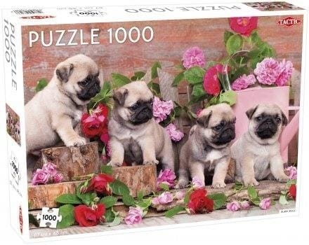 ⁨Puzzle 1000 Puppy Pugs⁩ w sklepie Wasserman.eu