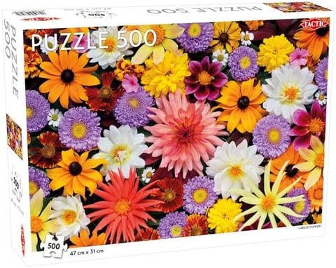 ⁨Puzzle 500 Garden Flowers⁩ w sklepie Wasserman.eu