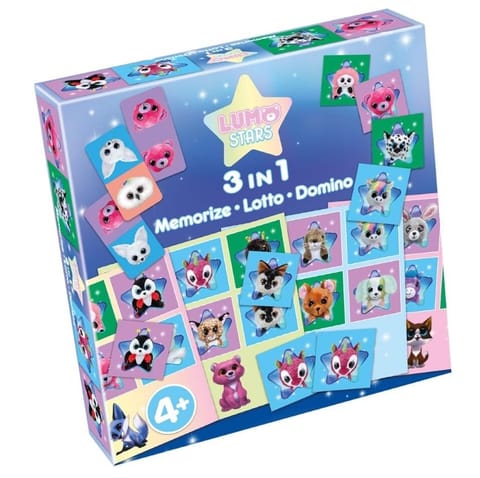 ⁨Lumo Stars 3w1: Memorize, Lotto, Domino⁩ w sklepie Wasserman.eu