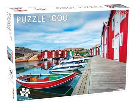 ⁨Puzzle 1000 Fishing Huts in Smge⁩ w sklepie Wasserman.eu