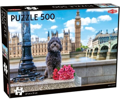 ⁨Puzzle 500 Dog in London⁩ w sklepie Wasserman.eu