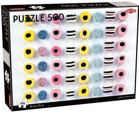 ⁨Puzzle 500 Liquorice allsorts in a row⁩ w sklepie Wasserman.eu