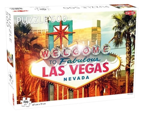 ⁨Puzzle 500 Welcome to Las Vegas⁩ w sklepie Wasserman.eu