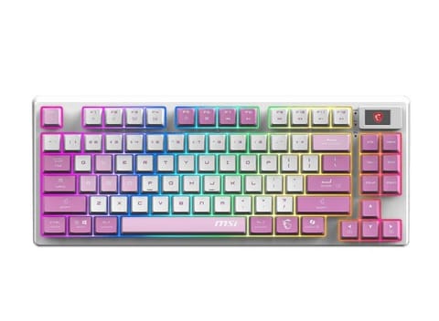 ⁨Klawiatura gamingowa Forge GK600 TKL W Violet US⁩ w sklepie Wasserman.eu