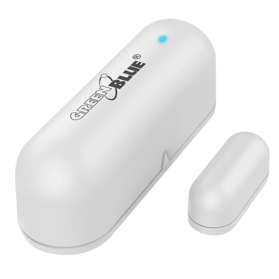 ⁨Czujnik otwierania drzwi/okien SMART WiFi z informacja w czasie rzeczywistym Smart Life Tuya GreenBlue GB715⁩ w sklepie Wasserman.eu