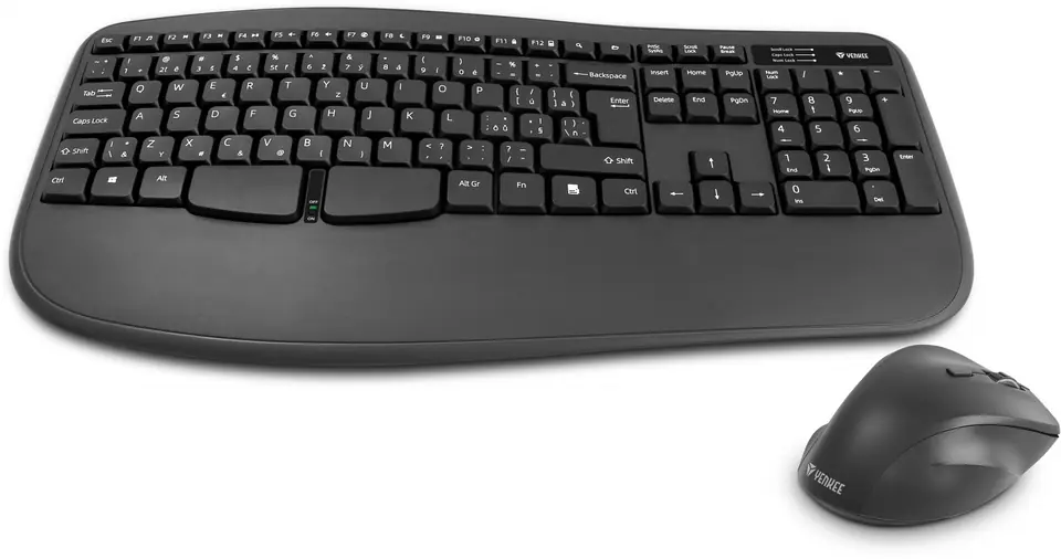 ⁨Zestaw bezprzewodowy klawiatura + mysz YKM 2009CS⁩ w sklepie Wasserman.eu