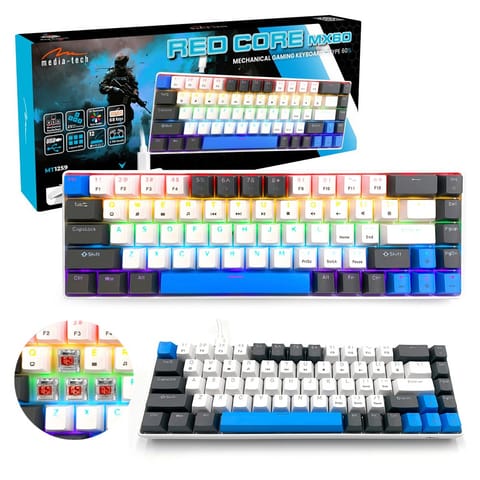 ⁨Mechanical keyboard Red Core MX60 MT1259⁩ at Wasserman.eu