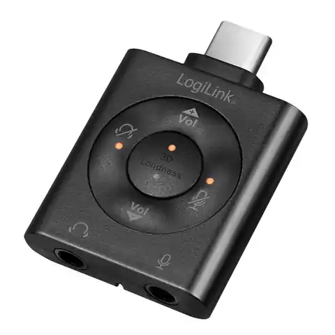 ⁨Adapter audio USB-C/M do 2xjack 3.5mm 7.1⁩ w sklepie Wasserman.eu