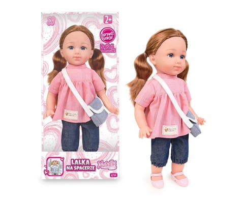 ⁨Functional doll Natalia in a tunic 36 cm⁩ at Wasserman.eu