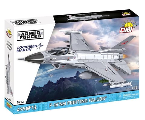 ⁨Blocks F-16AM Fighting Falcon 495 pcs⁩ at Wasserman.eu