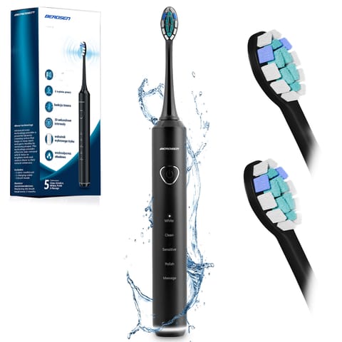 ⁨Szczoteczka soniczna do zębów Sonica B5 czarna⁩ w sklepie Wasserman.eu