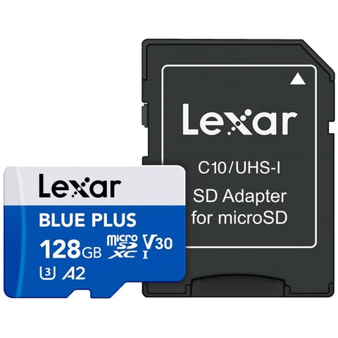 Karta pamięci microSD 128GB C10 A2 U3 V30 170MB/s Blue Plus w sklepie Wasserman.eu