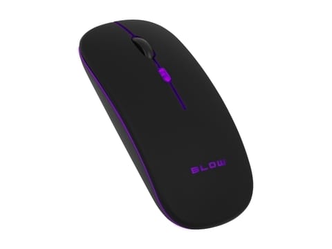 ⁨Mysz optyczna bezprzewodowa BLOW MB-13 czarna⁩ w sklepie Wasserman.eu