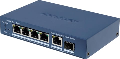 ⁨Switch Hikvision DS-3E1506P-EI/M-4P1T1F(O-STD)⁩ w sklepie Wasserman.eu