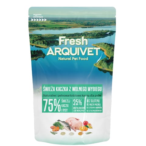 ⁨ARQUIVET Fresh Duck and fish - dry dog food - 100g⁩ at Wasserman.eu