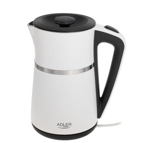 ⁨Czajnik 1.7l biały AD 1355w⁩ w sklepie Wasserman.eu