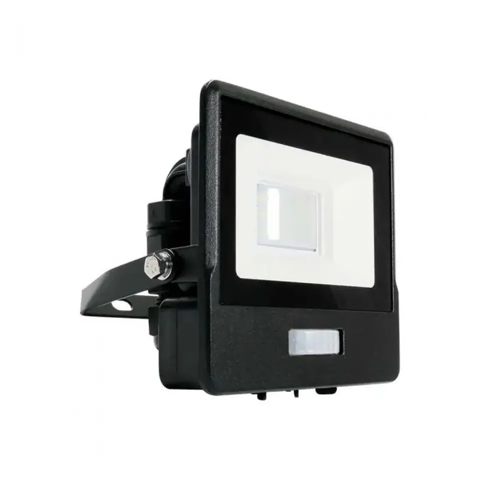 ⁨V-TAC Floodlight LED 10W 4000K 735lm Black⁩ at Wasserman.eu