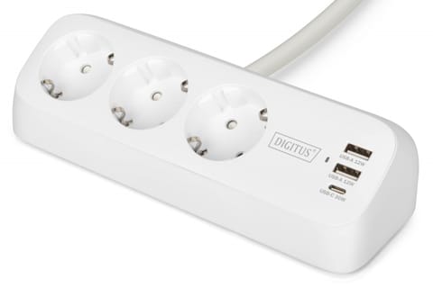 ⁨Power strip with USB DA-70626⁩ at Wasserman.eu