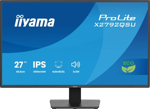 ⁨Monitor 27 inches X2792QSU-B1 IPS, QHD, 120Hz, HDMI, DP, 350cd, 1500:1, thin bezels, 2xUSB 3.2, ErP B⁩ at Wasserman.eu