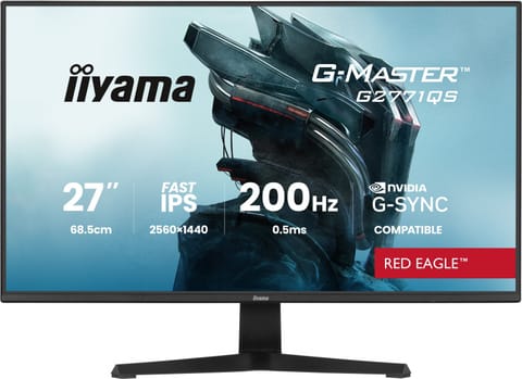 ⁨Monitor 27 cali G2771QS-B1  QHD,Fast IPS,DP,2xHDMI,200Hz,           350cd,Adaptive G-SYNC - 2560 x 1440 @48-200Hz DisplayPort Only⁩ w sklepie Wasserman.eu