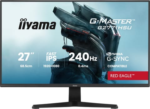 ⁨Monitor 27 inches G2771HSU-B1 0.4ms, Fast IPS, 1xUSB 3.2, 1xUSB C, 240Hz, DP, 2xHDMI, Adaptive G-SYNC - 1920 x 1080 @48-240Hz DisplayPort Only⁩ at Wasserman.eu