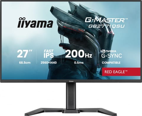 ⁨Monitor 27 inches GB2771QSU-B1 QHD,Fast IPS,200Hz,HAS (150) PIVOT, 2xUSB 3.2, 2xUSB C, 0,5ms, 2xHDMI, DP, 350cd⁩ at Wasserman.eu
